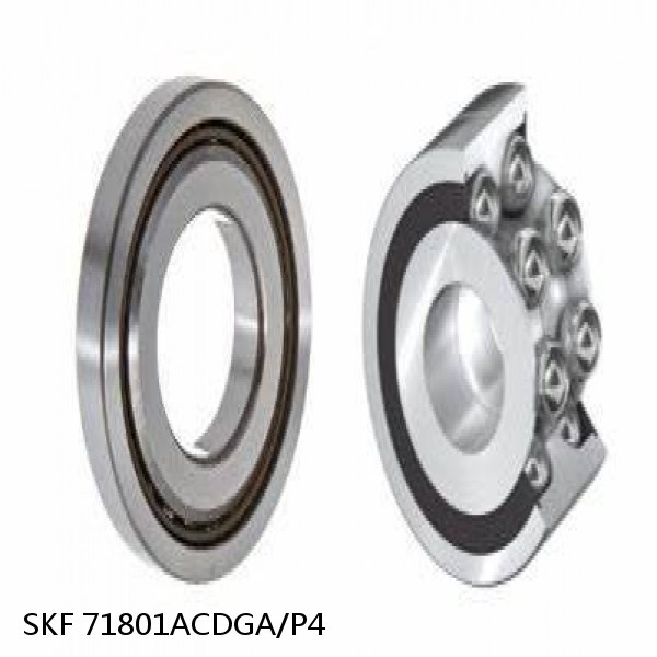 71801ACDGA/P4 SKF Super Precision,Super Precision Bearings,Super Precision Angular Contact,71800 Series,25 Degree Contact Angle