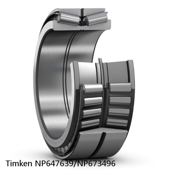 NP647639/NP673496 Timken Tapered Roller Bearing Assembly #1 small image