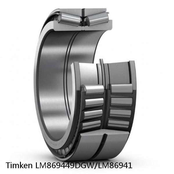 LM869449DGW/LM86941 Timken Tapered Roller Bearing Assembly #1 image